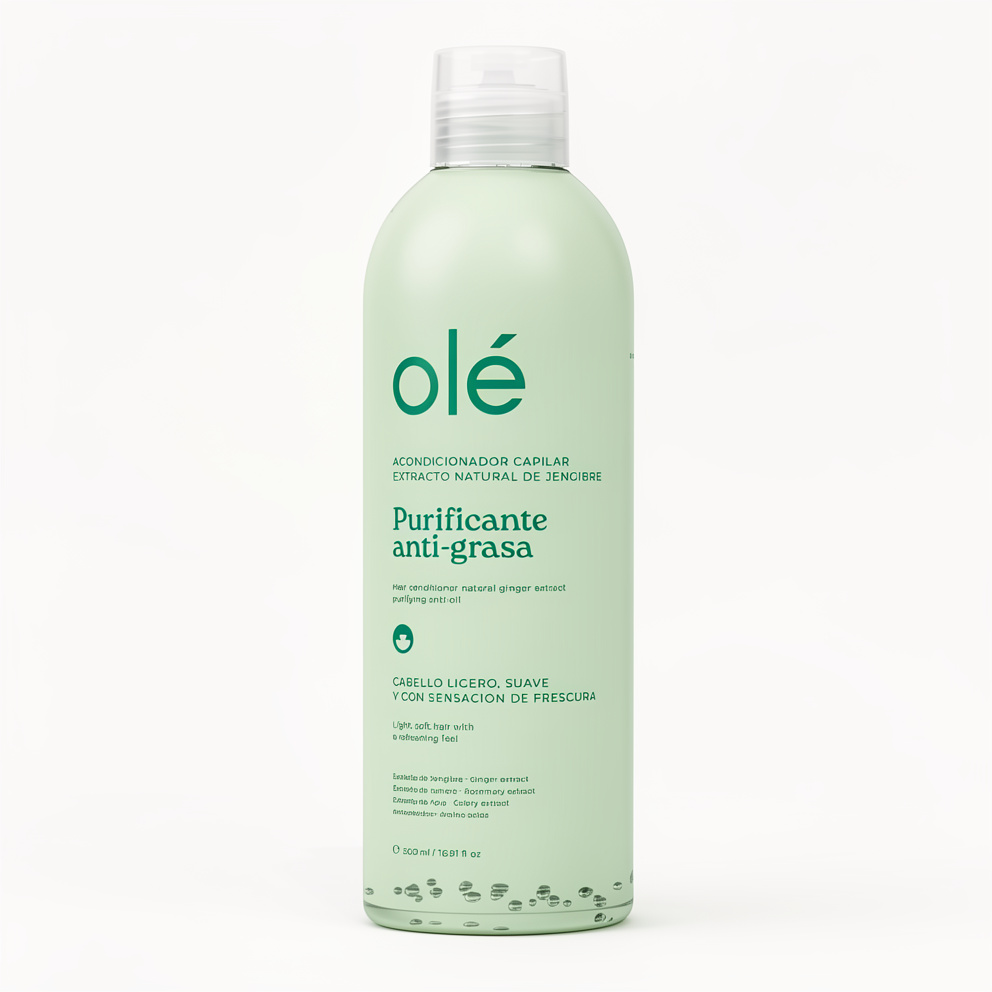 Acondicionador Capilar Extracto Natural De Jengibre Purificante Anti-Grasa