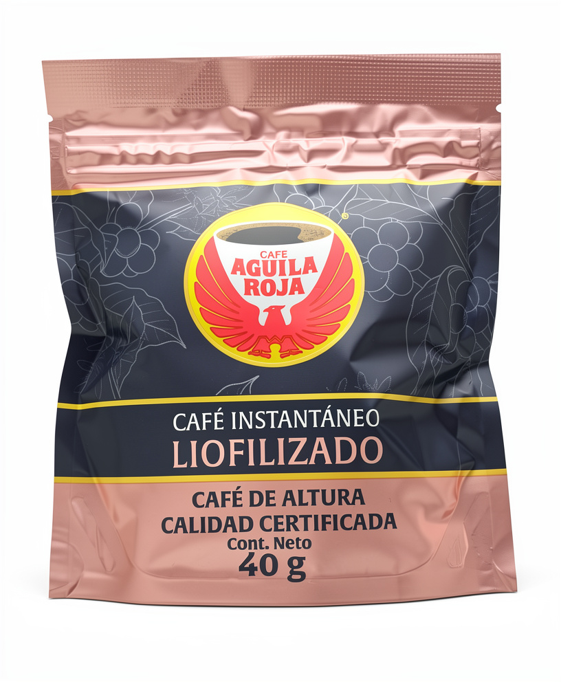 CAFE INSTANTANEO AGUILA ROJA 40G