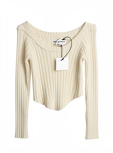 Bershka top manga larga