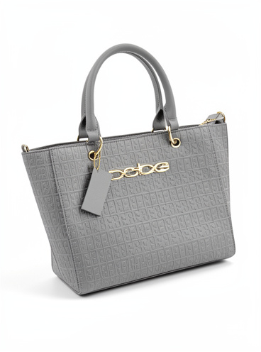 Cartera bebé gris dama mediana