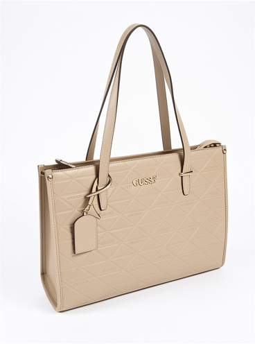 Cartera Guess dama grande Beige