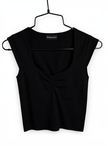 Camisa dinamic negro y beige