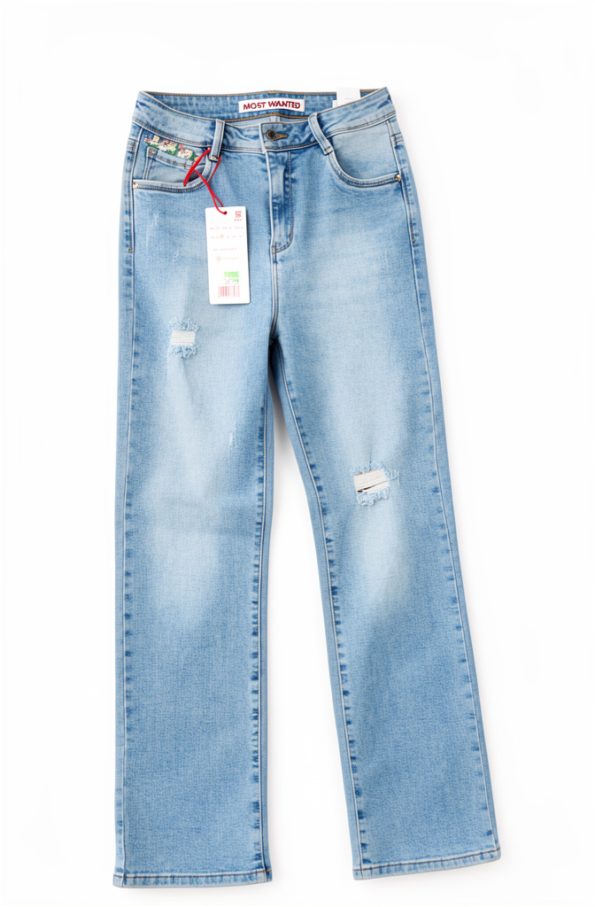 Jeans Dama most wanted Azul claro