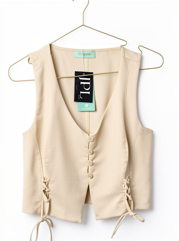 Chaleco beige Maemi