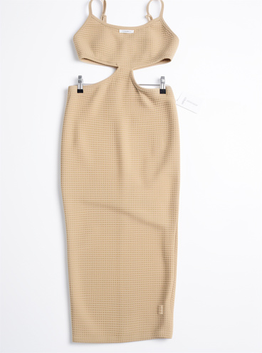 Vestido beige playero