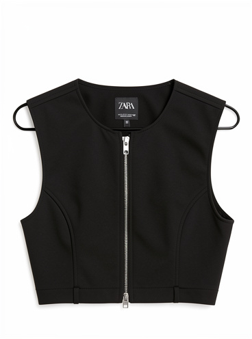 Blusa cierre Zara