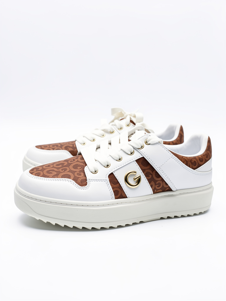 Calzado Guess blanco/marron