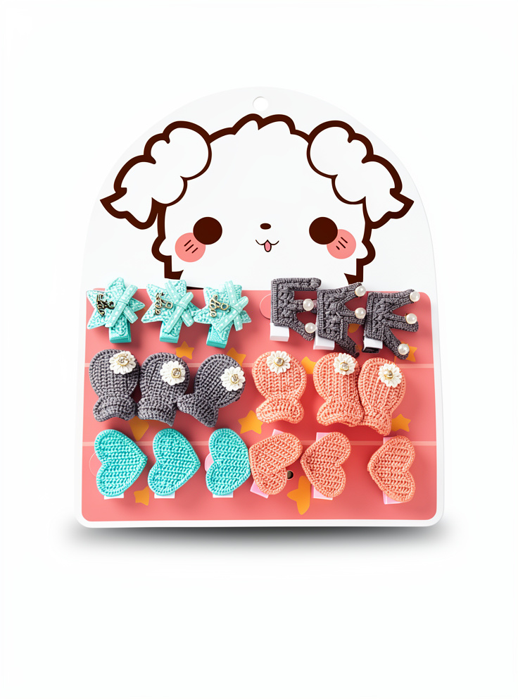 SET PINCHES PELO TONO PASTEL