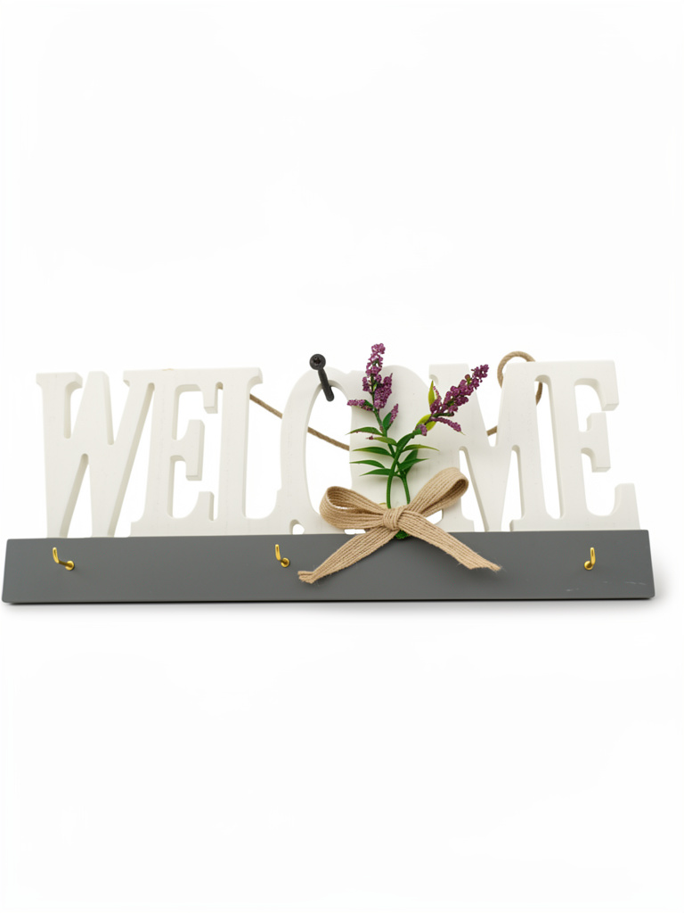 Adorno Welcome blanco
