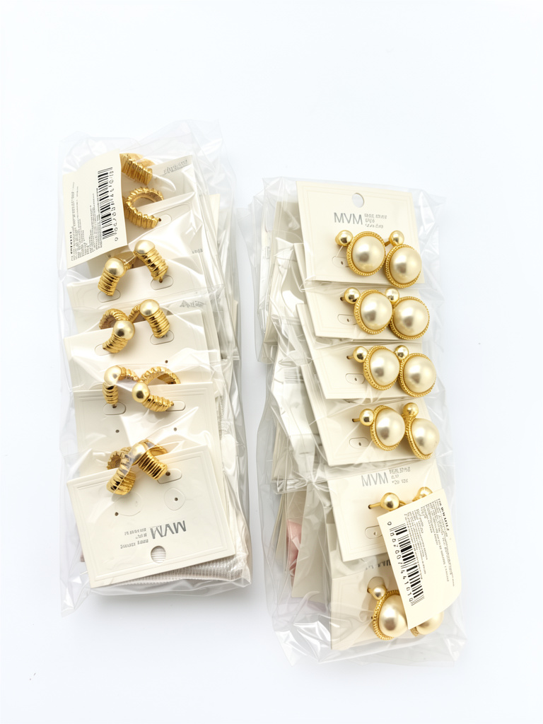 Aretes dorados montalvan