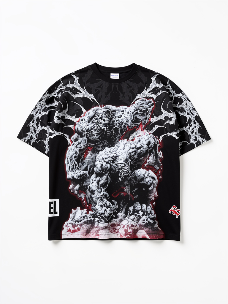 Civil Regime The Thing & Hulk Zombie’s Assable Tee  American Classic Oversized