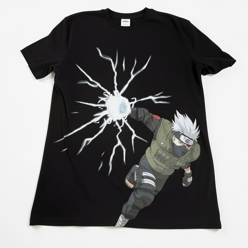 Bershka x Naruto Black Space Hatake Kakashi Oversized