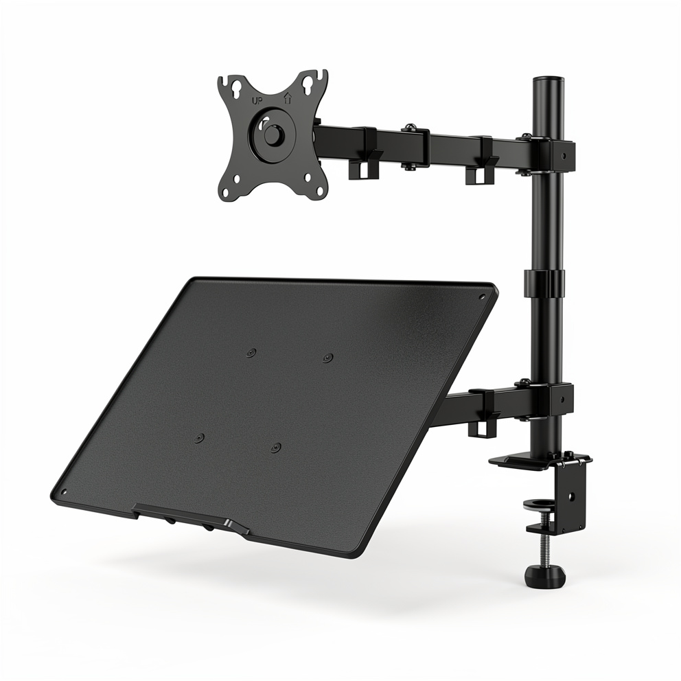 SOPORTE ARTICULADO PARA MONITOR Y LAPTOP NETMAK NM-ST26