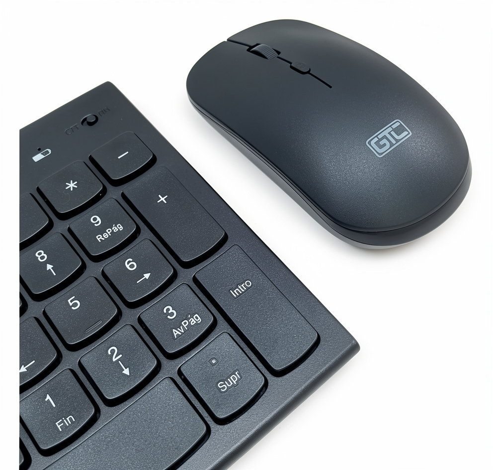 COMBO MOUSE Y TECLADO INALAMBRICO GTC OFFICE DUO CBG-026N