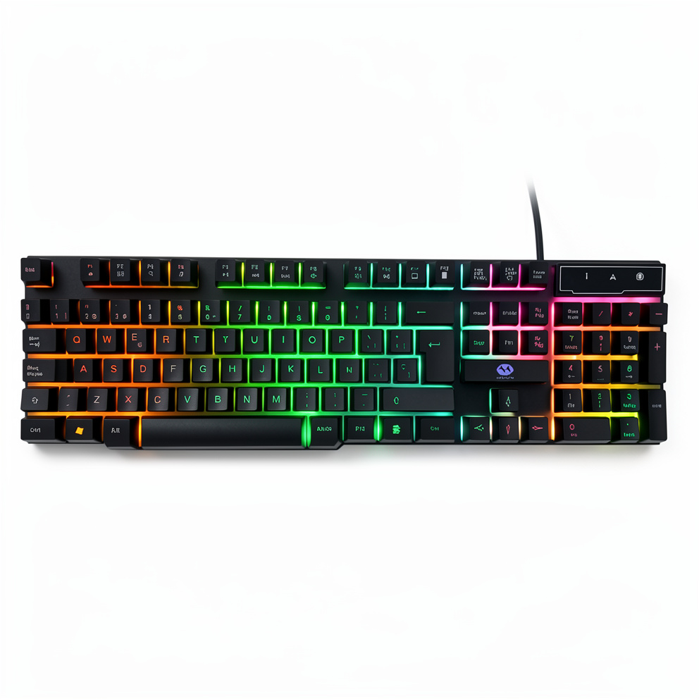 TECLADO GAMER RGB MEGALITE CTC-892