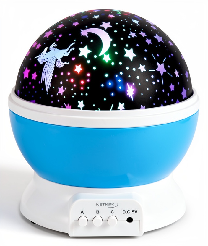 PROYECTOR DE ESTRELLAS LED RGB UNICORNIO NETMAK NM-503