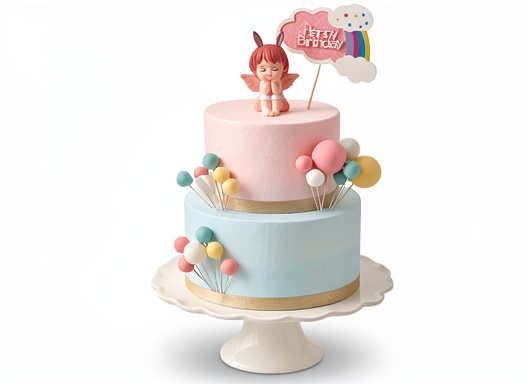 Adorno torta angelito 17 piezas.