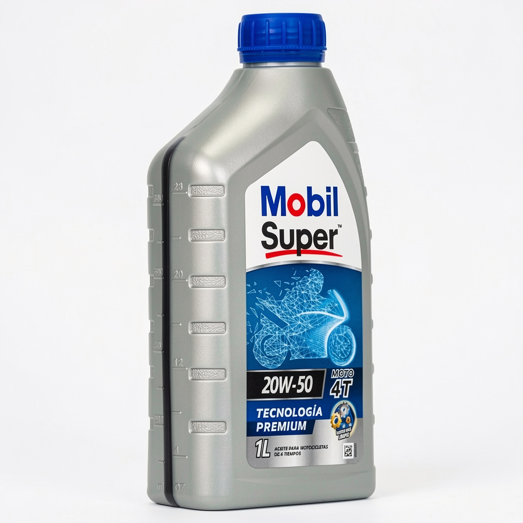 Aceite 20w 50 mobil Tapa azul