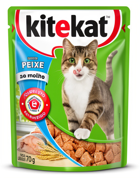 Alimento Humedo Para Gato Kitekat Pouch Pescado x2Dp x24Un x70gr