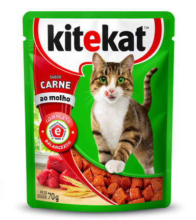 Alimento Humedo Para Gato Kitekat Pouch Res x2Dp x24Un x70gr