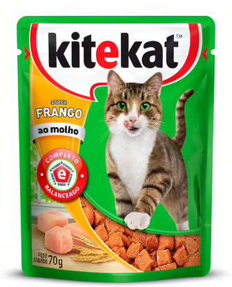Alimento Humedo Para Gato Kitekat Pouch Pollo x2Dp x24Un x70gr