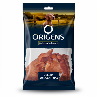 Origens petiscos naturais (ORELHA SUINA TIRAS)