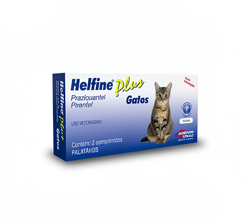 Helfine Plus Para Gatos Vermífugo Agener