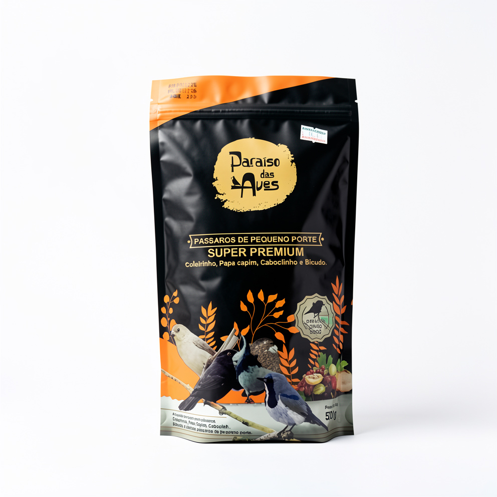 Paraiso das aves (coleirinho, papa capim, caboclinho e bicudo) 500g