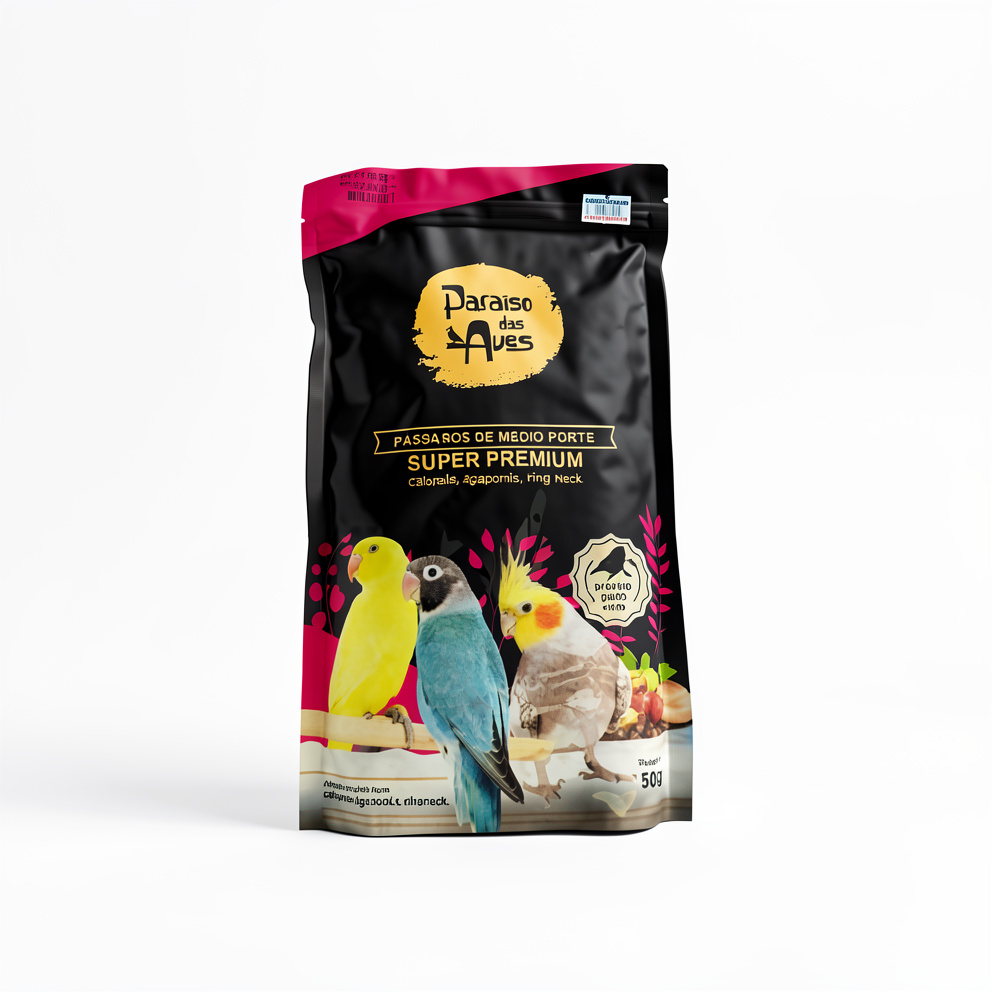 Paraiso das aves (calopsita,agapornis,ring neck) 500g