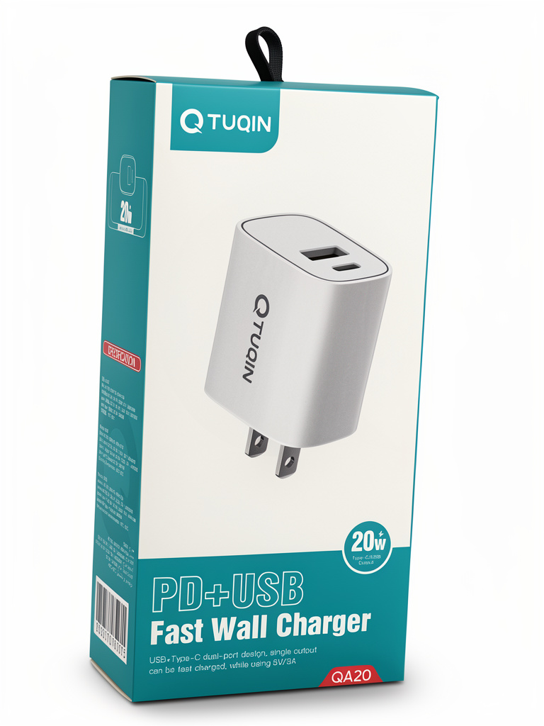 CARGADOR TUQIN USB&TIP-C 20W IP QA20