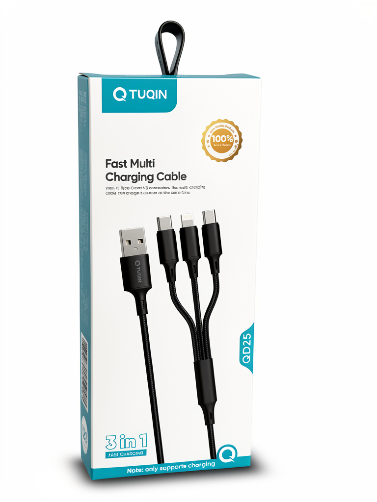 CABLE TUQIN USB 3 EN 1 QD25