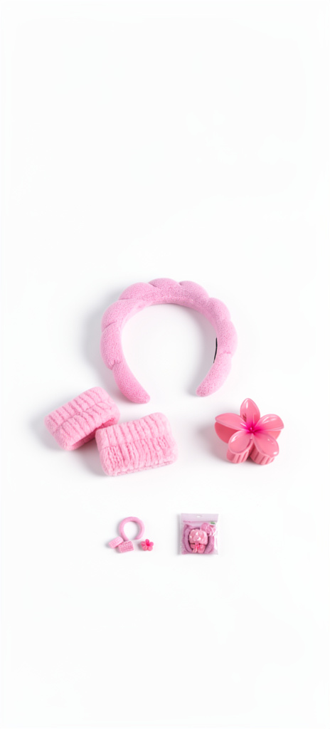 Set de accesorios rosa
