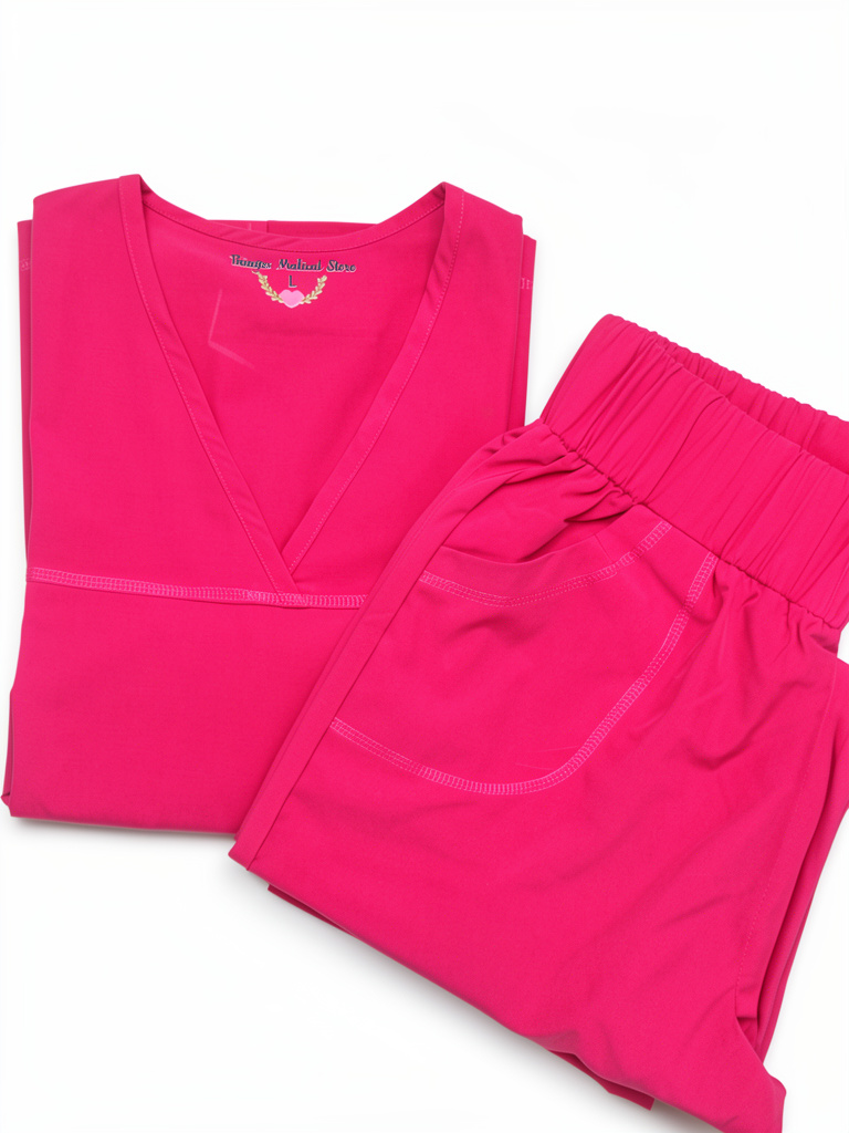 Scrubs rosado tela  stresh Antifluido