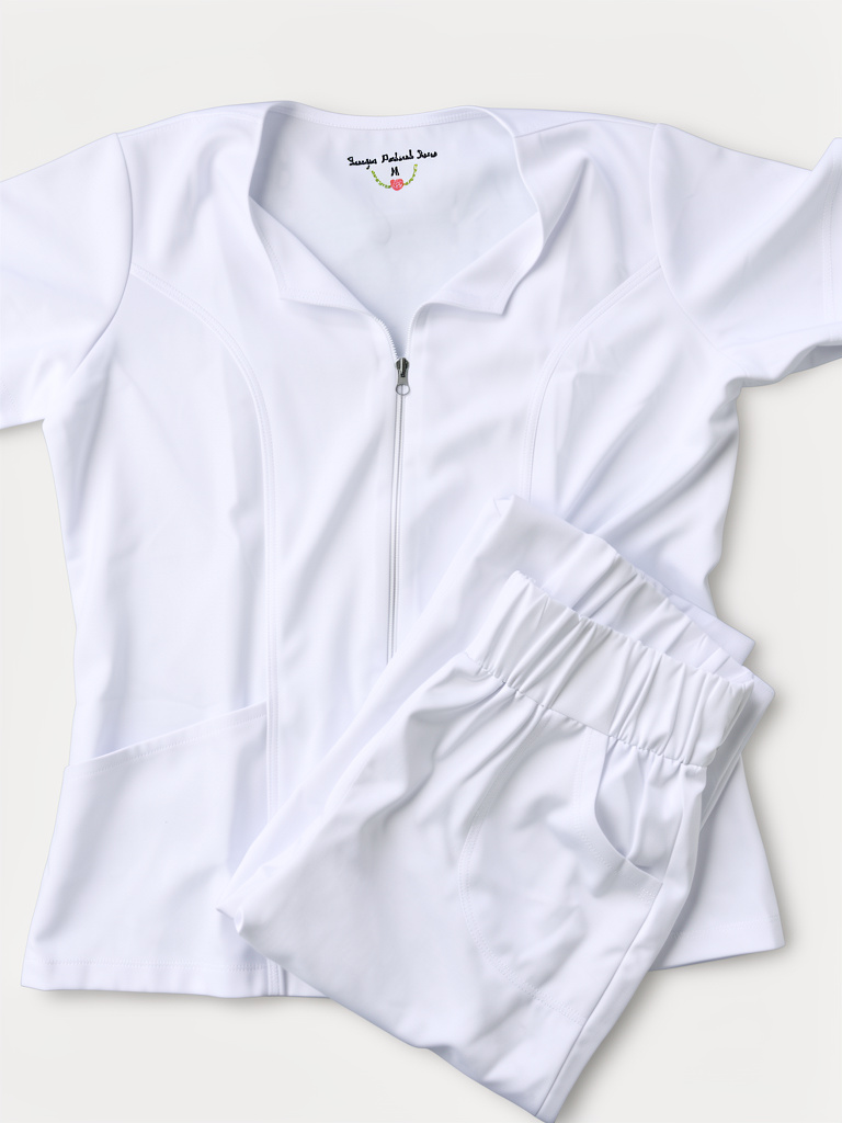 Uniforme blanco médico