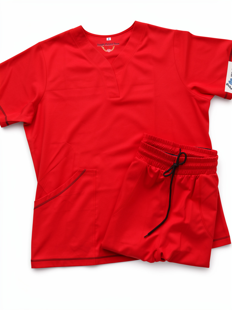 Scrubs rojos uniformes