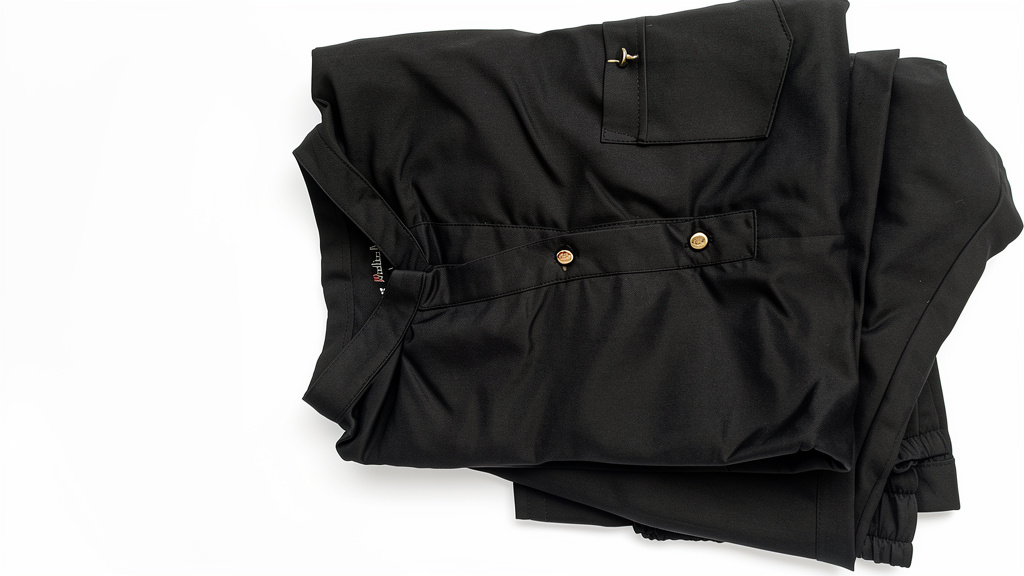 Uniforme negro Antifluido rígido