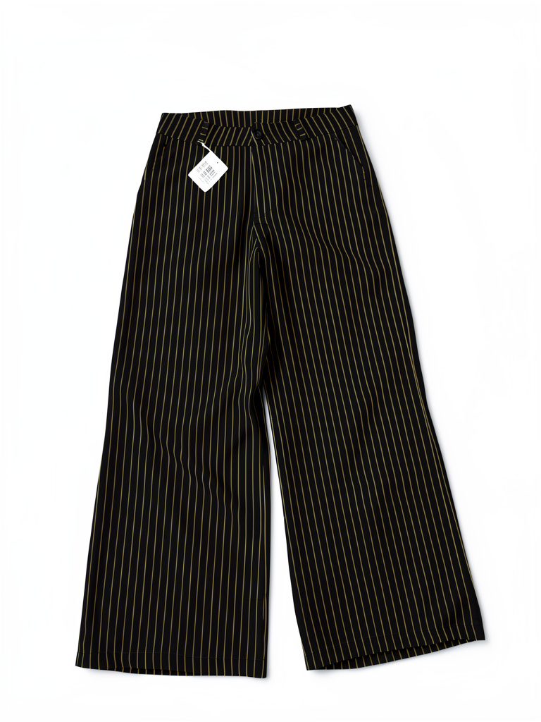 Sastrero rayado negro y blanco Talle L