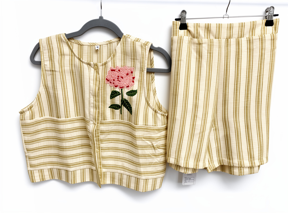 Conjunto Lino Flor Talle L