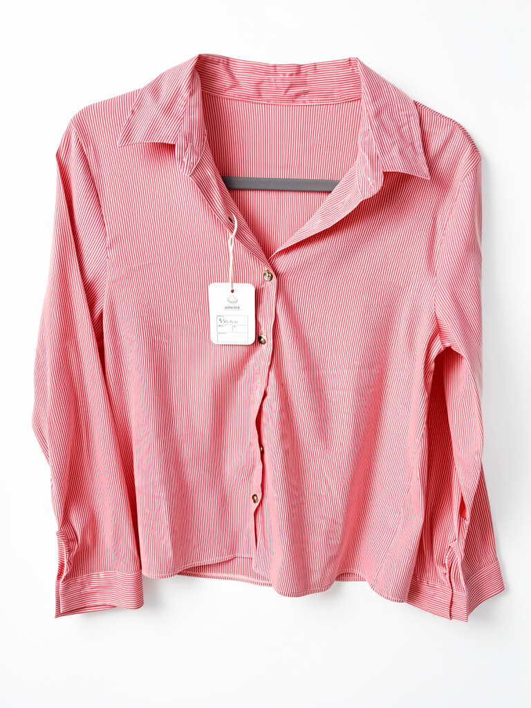 Camisa rayada elastizada talle 2