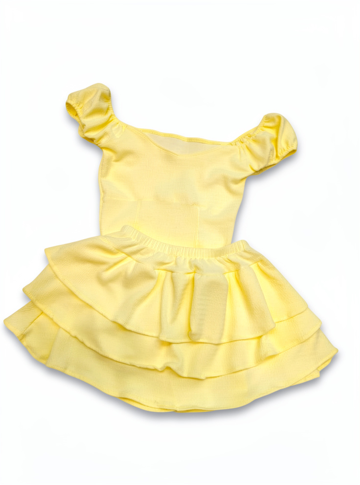 Conjunto Brusela amarillo Talle 2