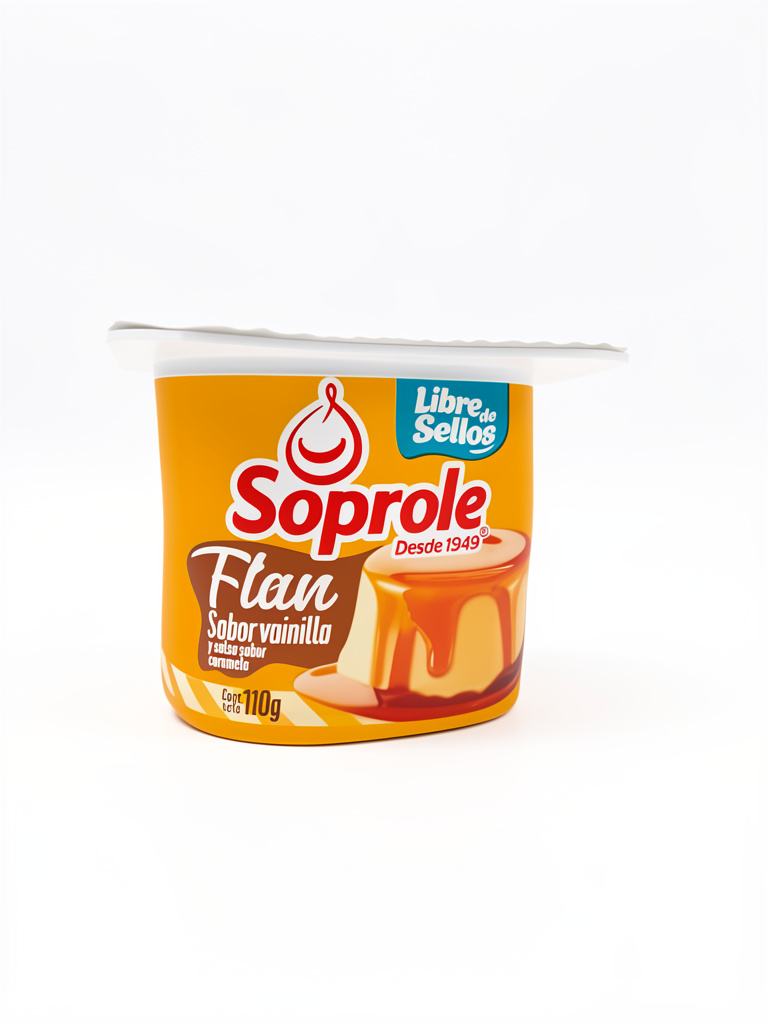 Flan vainilla 110g SOPROLE