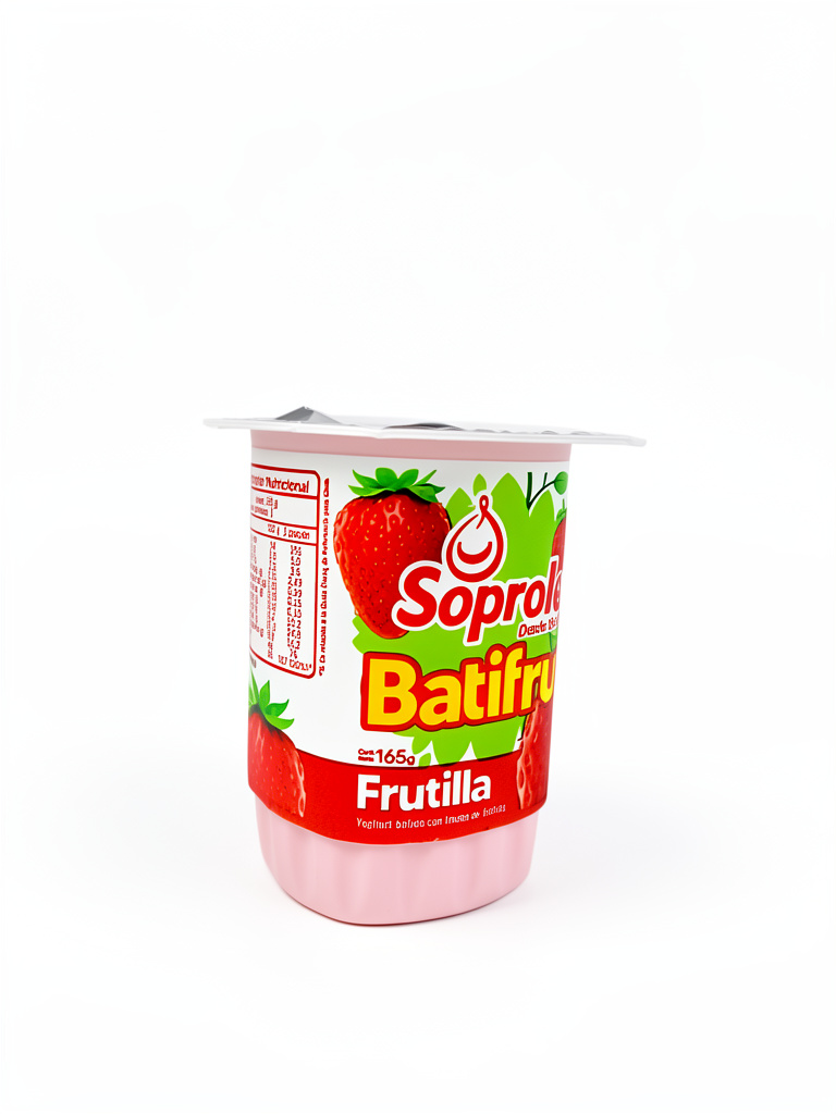 Yoghurt batido con trozos de fruta BATIFRUT SOPROLE 165g