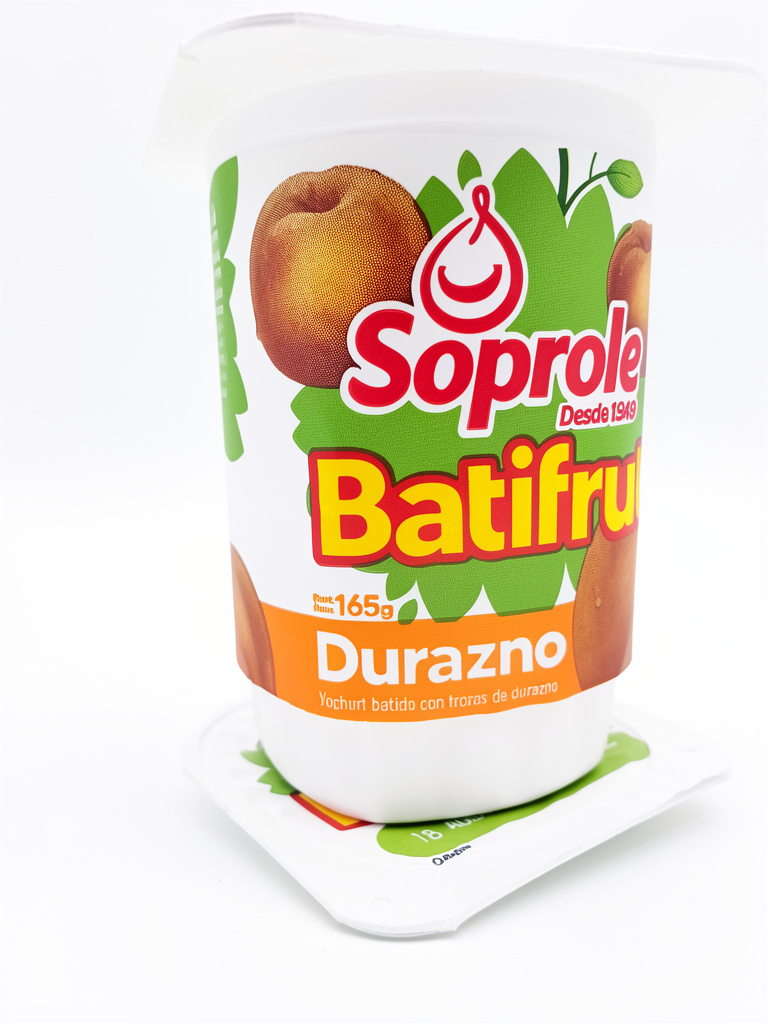 Yoghurt batido con trozos de fruta BATIFRUT Durazno SOPROLE 165g