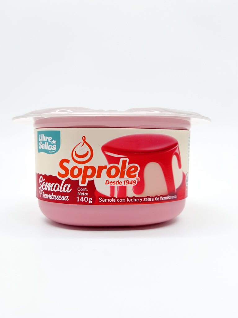 Sémola frambuesa SOPROLE 140g