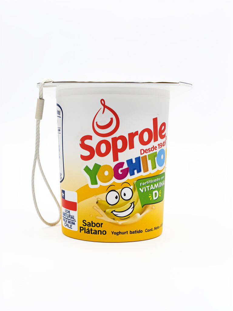 Yoghurt yoghito plátano SOPROLE 120gr