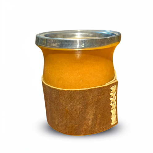 Camionero de Calabaza Virola de Aluminio Base de Cuero
