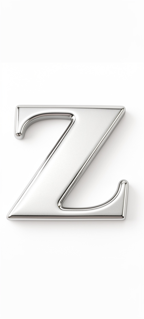 Letra Z plata