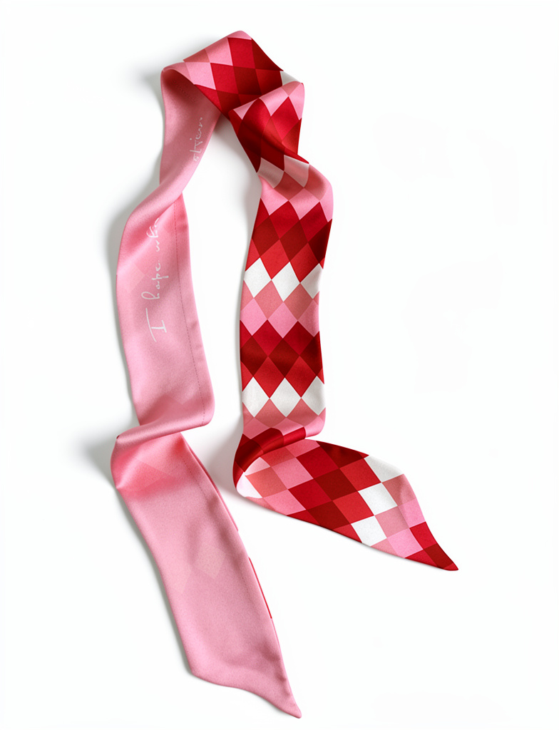 Mascada rosa Rombo