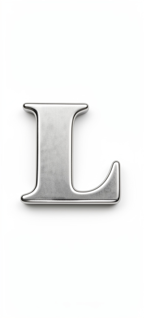 L plata letra