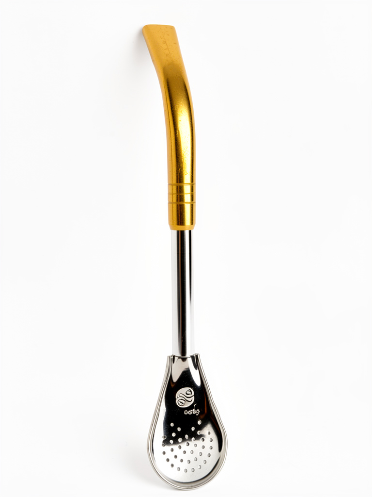 BOMBILLA PICO DE LORO - Acero y bronce